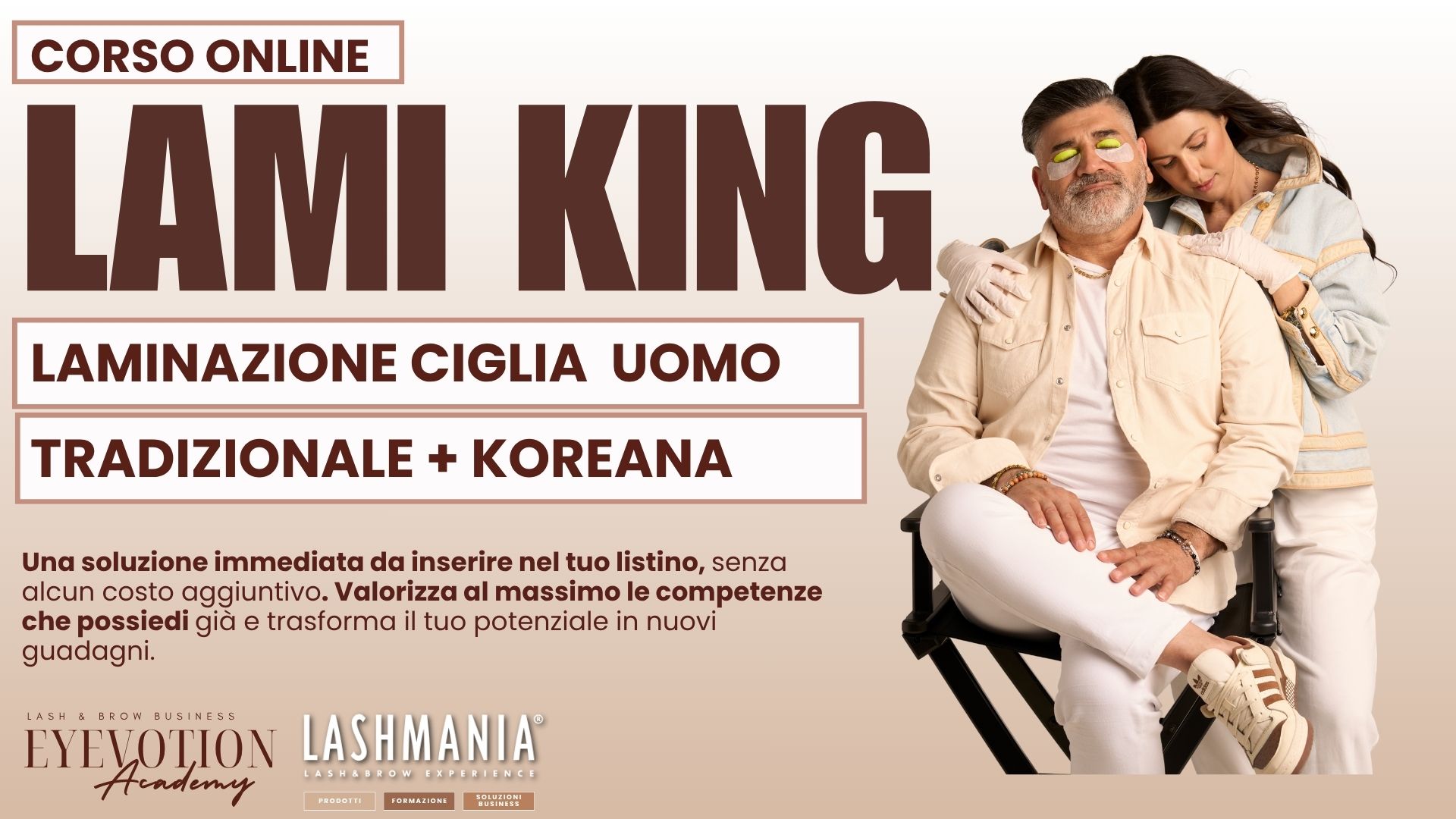 LAMI KING – LAMINAZIONE CIGLIA UOMO